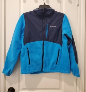 Columbia Sportswear Boys Fleece Jacket Blue 14/16 Youth - Picture 1 of 7