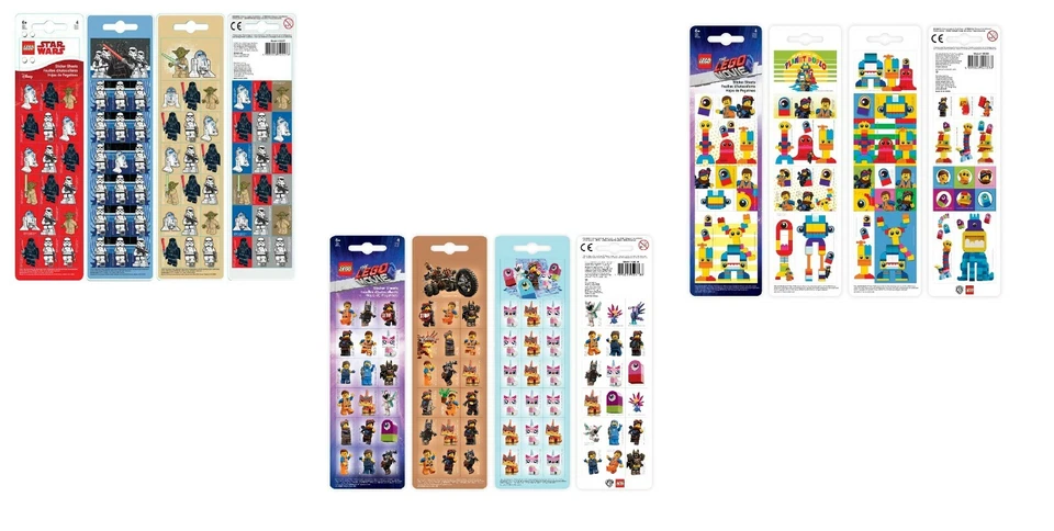 LEGO 52227/52333/52313 - Adesivi (4fogli) - Immagine 1 di 1