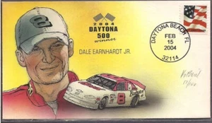 Dale Earnhardt Jr. Daytona 500- 2004- Cachet by Bevil -selling for AFDCS chap 56 - Picture 1 of 1