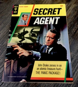 Secret Agent #1 1966 Gold Key Silver Age Comic Book Very Clean - Picture 1 of 6