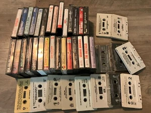 Cassette Tape Lot Mixed Moistly Rock 80s Van Halen Motley Crew Some w no cases - Picture 1 of 8
