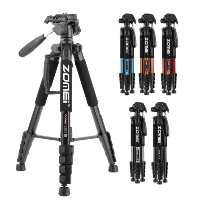 ZOMEI Travel Aluminium 74inch Q-188 Pro Tripod monopod&Ball Head for DSLR Camera - Image 1 of 4