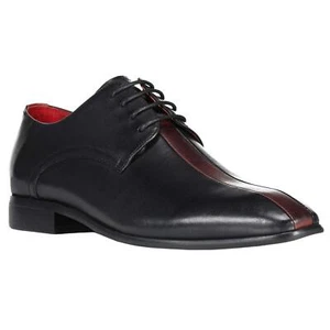 MADCAP HERREN MOD RETRO MEISSELKAPPE SPITZE SMART SCHUHE mit Kontraststreifen Nethorn - Bild 1 von 5