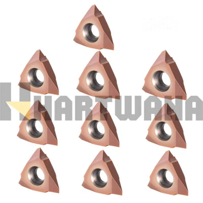 10PCS 16VERAG60 Carbide Threading Insert 60° Pitch 0.5-3.0 For External Turning - Image 1 of 4