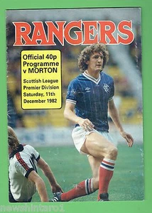 #D230. GLASGOW RANGERS FOOTBALL PROGRAM 11th DEC. 1982, BOBBY RUSSELL CENTRE - Picture 1 of 2