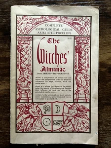 The Witches' Almanac Aries 1974--Pisces 1975 Elizabeth Pepper John Wilcock - Imagen 1 de 11