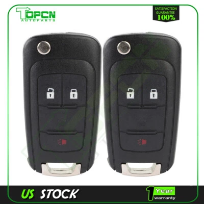 2 para Chevy Sonic 2012 2013 2014 2015 entrada sin llave mando a distancia coche llavero Foto 1 de 4