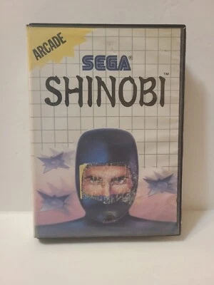 Shinobi Sega Master System CIB Manual & Case US Version SMS Complete - Image 1 of 4