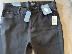 78 $ Curve Appeal verdeckter Komfort Größe 14 hoher Bund Stretch Skinny Jeans schwarz - Bild 1 von 5