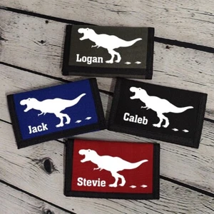 Personalised Dinosaur Wallet | Dinosaur Gift | T. rex Gift | Birthday Gift - Picture 1 of 3