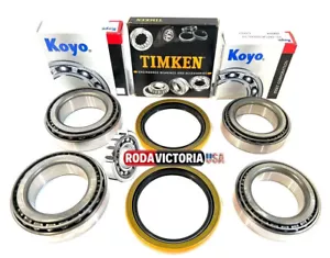KOYO FRONT WHEEL BEARING & SEAL FOR 1986-1995 TOYOTA 4RUNNER T100 4WD PAIR - Picture 1 of 4