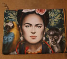 Frida Kahlo Design Clutch Bag - Makeup-Tablet Bag Case
