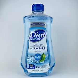 1-Pack Dial Complete Liquid Hand Soap Refill Spring Water Kills Bacteria 32 oz - Picture 1 of 4