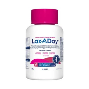 LAX-A-DAY Powder Laxative - No Taste No Grit No Sugar - Clinically Proven Rel... - Picture 1 of 7