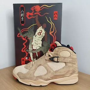 Nike Air Jordan 8 Retro SE Rui Hachimura Noir Samouraï Japon Exclusivité UK 9 - Photo 1 sur 15