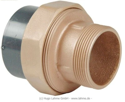 Lot de raccords union 3 pièces laiton/PVC neufs - Photo 1/3