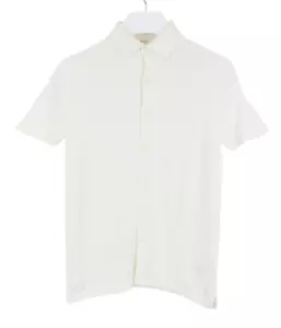 Suitsupply Cotton Silk T-Shirt Herren Klein Polohemd Gestrickt Dehnbar Knopf - Bild 1 von 11