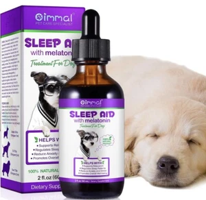 Natural Melatonin for Dogs Calming Aid for Dogs, Sleep Aid Reduce Anxiety 60ml - Picture 1 of 9