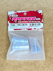 Team Raffee Aluminum Rear Lockout (2) Silver TRC/302283S Axial SCX10 2.0 RC Rare - Picture 1 of 5