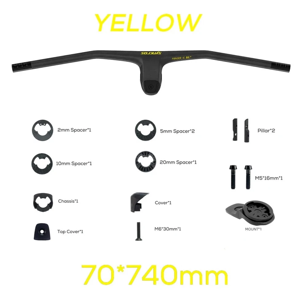 FRASER IC SL WC para cuadro Sparks fibra de carbono cabina integrada manillar MTB Foto 1 de 4