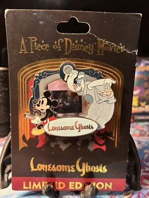 disney pins A Piece Of Disney Movies Lonesome Ghosts Mickey Donald Goofy - Image 1 of 2