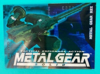 METAL GEAR SOLID TRADING CARD BASIC METAL GEAR LEX RX-R4 F/S - Image 1 of 4
