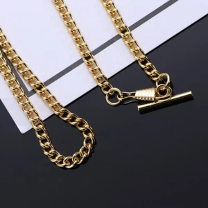 Vintage Pocket Watch Chain Pocket Watch Chain Pocket Watch Chain Gold - Picture 1 of 11