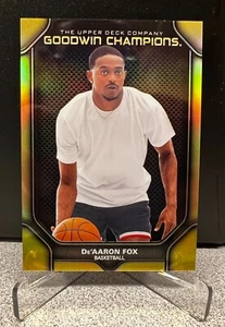 2024 #P3 De'Aaron Fox Upper Deck Goodwin Champions Black and Gold  /50 - Picture 1 of 2