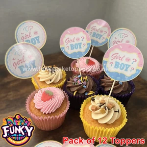 Remaches para cupcakes de revelación de género - Imagen 1 de 4