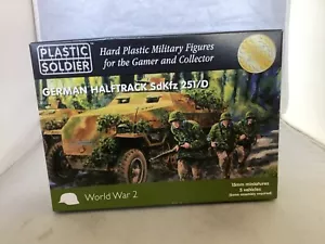 SOLDATINO DI PLASTICA TEDESCO HALFTRACK SdKfz 251/D WW2V15007 15mm (5 in scatola) Nuovo con scatola - Foto 1 di 10