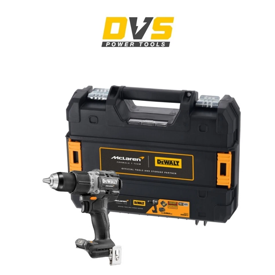 Dewalt DCD85MNT 18V XR McLaren F1 Brushless Combi Drill Driver & TSTAK Case