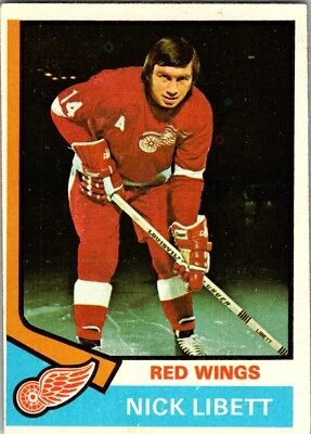 1974-1975 Topps #193 - Nick Libett - Detroit Red Wings - Left Wing - Vintage - Image 1 of 2