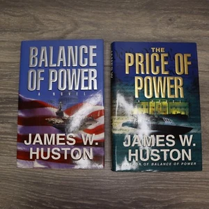 JAMES W HUSTON War Military Books JIM DILLON SERIES Price Power COMPLETE SET (2) - Imagen 1 de 11