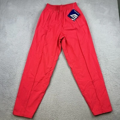 Nuevo Pantalones Cortavientos Mizuno Adulto Grande Rosa Swishy Cordón Malla Forrada Nylon Foto 1 de 4