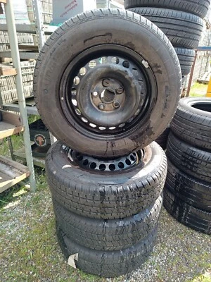Orig. VW T5 7H Satz Sommerräder Räder 215/65R16C 106/104T DOT 0818 7H0601027D - Bild 1 von 4