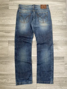 Dolce & Gabbana Magic Distressed Faded Denim Straight Jeans Size 34 - Picture 1 of 23