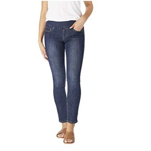 JAG jeans Women's Nora Mid Rise Skinny Pull-On Jeans-Legacy, Anchor Blue, 14 - Bild 1 von 4