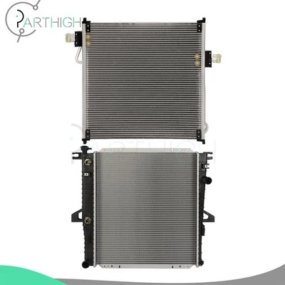For 1998-2007 Ford Ranger Mazda B3000 Car Radiator & A/C Condenser Cooling Kit - Изображение 1 из 4