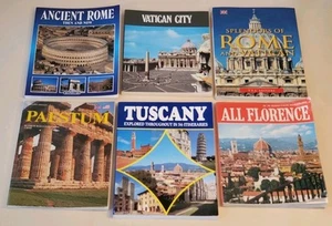 (6) LOT - ITALY Travel Books a.Ancient Rome b.Vatican City c.Rome + Vatican d.Pa - Picture 1 of 24