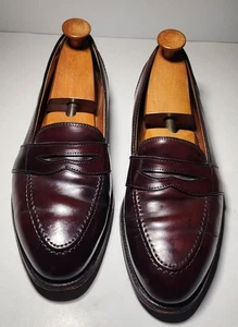 $ 750 Alden 684 Shell Cordovan Vollriemen Halbschuhe Elegant Schuhe Herren 11,5 B/D - Bild 1 von 12