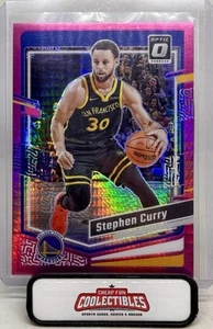 STEPHEN CURRY 2023-24 PANINI DONRUSS OPTIC HYPER PINK PRIZM 198 WARRIORS - Picture 1 of 3