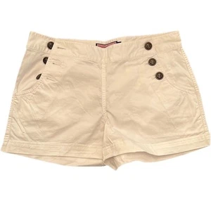Womens Vineyard Vines White Anchor Nautical Short Shorts Size 6 - Picture 1 of 3