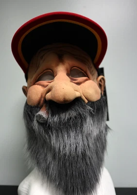 Good ol' Stogie Middle Aged Gent- Zagone Studios "Virgil" Handmade Mask - Image 1 of 4