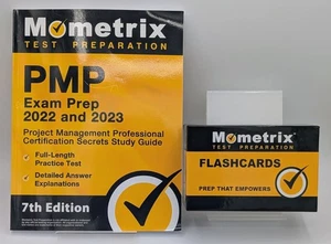 PMP Exam Prep 7th Edition Flashcards Box + 2022-2023 Prep Book Bundle PMBOK - Picture 1 of 2