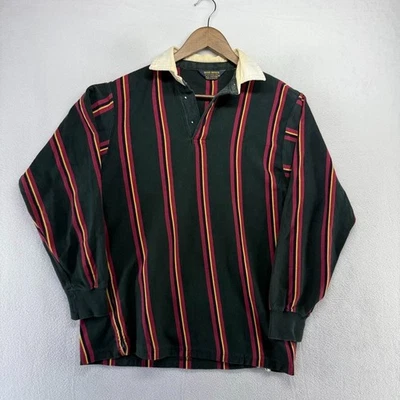 Camisa de Rugby Brooks Brothers De Colección Para Hombre Verde Mediana Todo Algodón Hong Kong Años 80 Foto 1 de 4