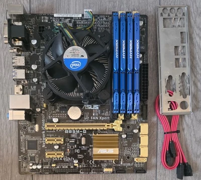 Intel Core i7 4790 CPU, ASUS B85M-G Motherboard and 16GB RAM Bundle - Image 1 of 2