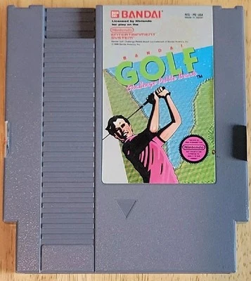 Bandai Golf: Challenge Pebble Beach (Nintendo Entertainment System NES, 1989)  - Image 1 of 4