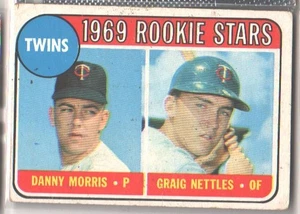 1969 Topps Stars Danny Morris Graig Nettles (No Loop Above Twins) #99 Rookie RC - Bild 1 von 2