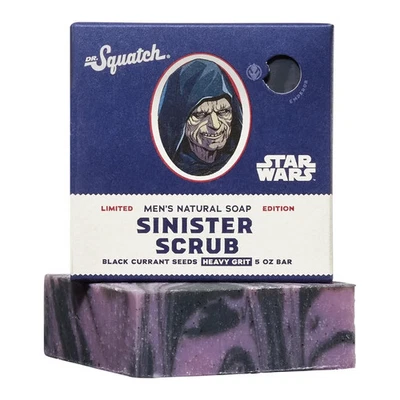 Dr. Squatch Star Wars Edición Limitada Jabón Exfoliante Siniestro 5oz Foto 1 de 4