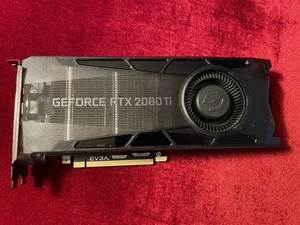 EVGA NVIDIA GeForce RTX 2080 Ti 11GB GDDR6 PCI Express 3.0 2xDP 1xHDMI 1xMini DP - Picture 1 of 6